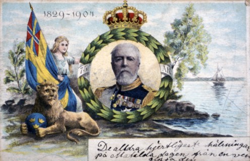 King Oscar II of Sweden and Norway, 1904. Artist: Per-Olof Danielsson