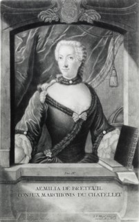 Émilie du Châtelet, 18th century French mathematician, physicist, and author. Artist: Unknown