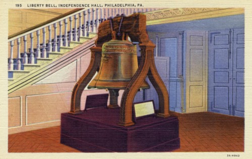 Liberty Bell, Independence Hall, Philadelphia, Pennsylvania, USA, 1933. Artist: Unknown