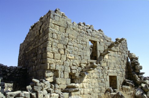 Ruined building, Umm el-Jimal, Jordan.