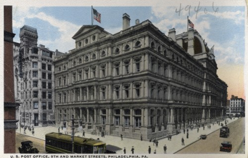 US Post Office, 9th and Market Streets, Philadelphia, Pennsylvania, USA, 1914. Artist: Unknown
