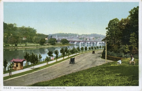 River Drive, Fairmount Park, Philadelphia, Pennsylvania, USA, 1900. Artist: Unknown