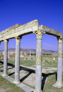 Portico of the Petronii, Thuburbo Majus, Tunisia.