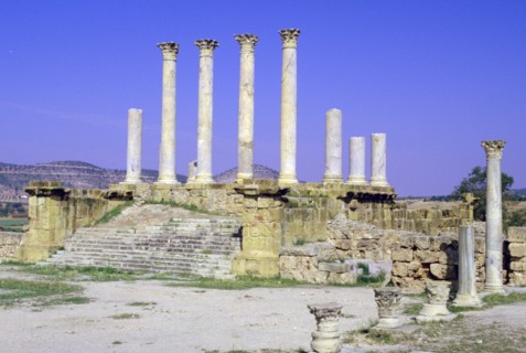 Capitol, Thuburbo Majus, Tunisia.
