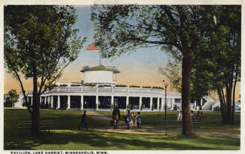 Pavilion, Lake Harriet, Minneapolis, Minnesota, USA, 1915. Artist: Unknown