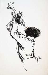 Trumpet Player, from 'White Bottoms' pub. 1927.