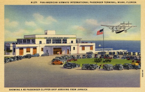 Pan-American Airways international passenger terminal, Miami, Florida, USA, 1934. Artist: Unknown