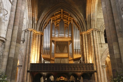 Organ, Hexham Abbey, Northumberland, 2010. Creator: Peter Thompson.