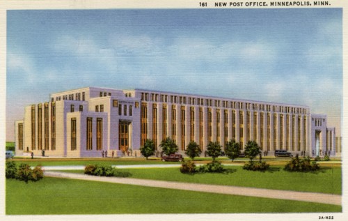 New Post Office, Minneaplis, Minnesota, USA, 1935. Artist: Unknown