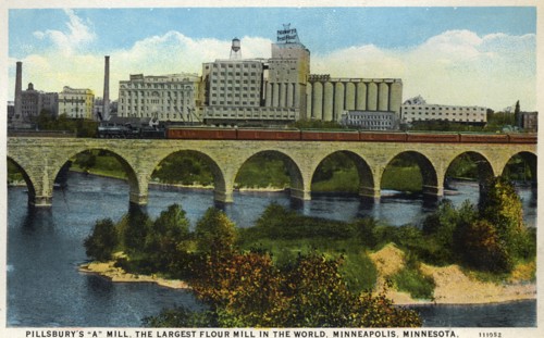Pillsbury's 'A' Mill, the largest flour mill in the world, Minneapolis, Minnesota, USA, 1926. Artist: Unknown