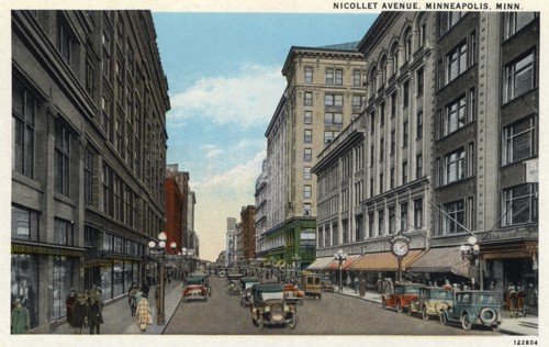 Nicolett Avenue, Minneapolis, Minnesota, USA, 1928. Artist: Unknown
