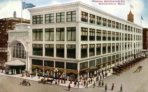 Powers Mercantile Company department store, Minneapolis, Minnesota, USA, 1913. Artist: Unknown