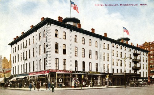 Nicollet Hotel, Minneapolis, Minnesota, USA, 1910. Artist: Unknown