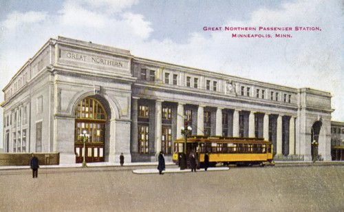 Great Northern Depot, Minneapolis, Minnesota, USA, c1913. Artist: Unknown