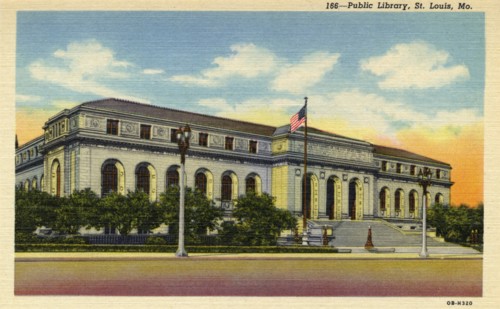 Central Library, St Louis, Missouri, USA, 1940. Artist: Unknown