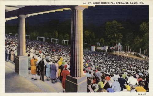 St Louis Municipal Opera, St Louis, Missouri, USA, 1940. Artist: Unknown