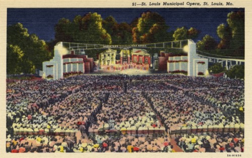 St Louis Municipal Opera, St Louis, Missouri, USA, 1935. Artist: Unknown