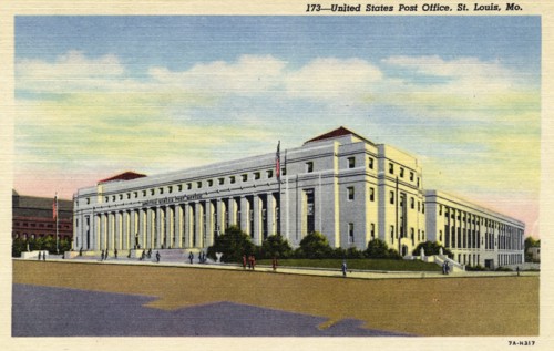 US Post Office, St Louis, Missouri, USA, 1937. Artist: Unknown