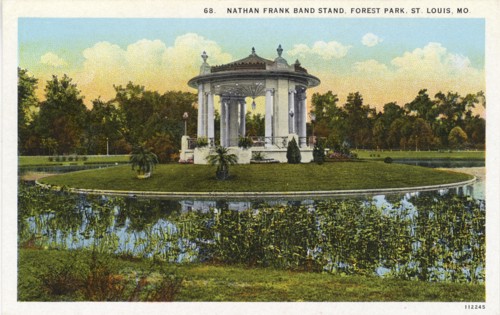 Nathan Frank Band Stand in Forest Park, St Louis, Missouri, USA, 1926. Artist: Unknown