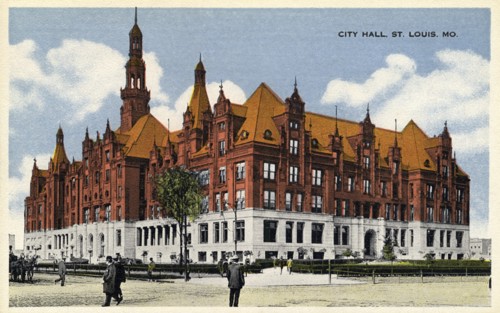 City Hall, St Louis, Missouri, USA, 1915. Artist: Unknown