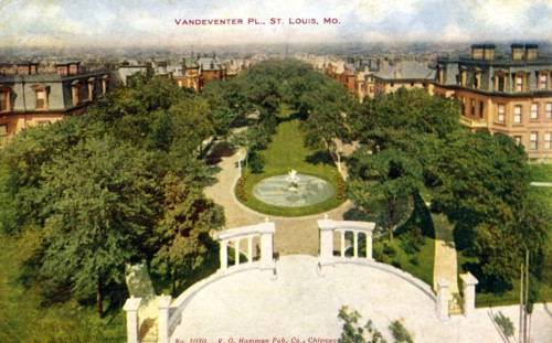 Vandeventer Place, St Louis, Missouri, USA, 1912. Artist: Unknown