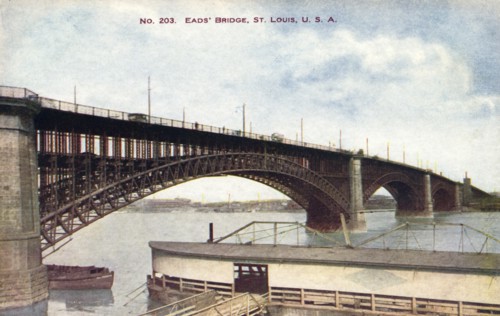 Eads Bridge, St Louis, Missouri, USA, 1906. Artist: Unknown