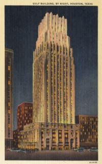 Gulf Building, Houston, Texas, USA, 1932. Artist: Unknown