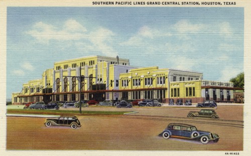 Southern Pacific Grand Central Station, Houston, Texas, USA, 1934. Artist: Unknown