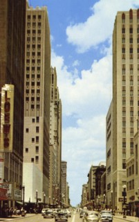 Main Street, Houston, Texas, USA, 1955. Artist: Unknown