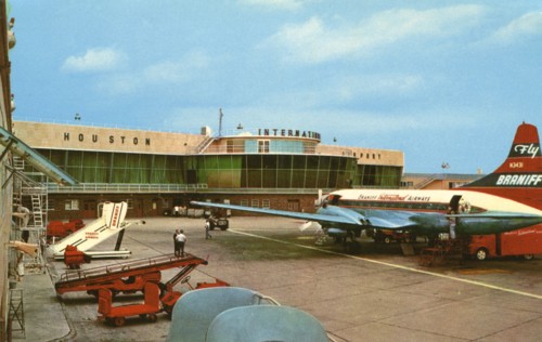 Houston International Airport, Houston, Texas, USA, 1956. Artist: Unknown