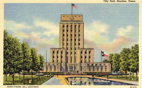 City Hall, Houston, Texas, USA, 1938. Artist: Unknown