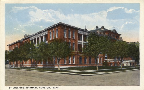 St Joseph's Infirmary, Houston, Texas, USA, 1918. Artist: Unknown