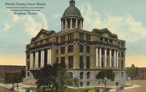 Harris County Court House, Houston, Texas, USA, 1911. Artist: Unknown