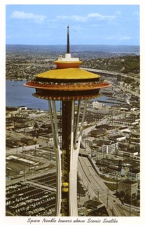 Space Needle, Seattle, Washington, USA, 1963. Artist: Unknown
