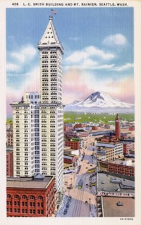Smith Tower, Seattle, Washington, USA, 1934. Artist: Unknown