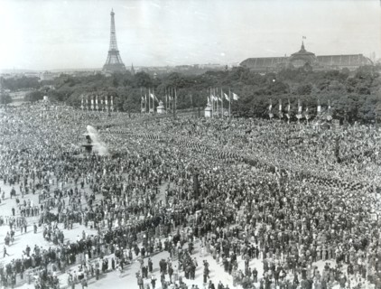 Victory in Europe Day (Fête de la Victoire), Place de la Concorde, Paris, 8 May 1945. Artist: Unknown