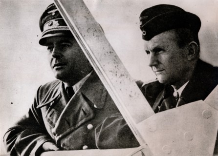 Admiral Karl Dönitz and Reich Minister Albert Speer, Nazi leaders, Berlin, 13 March 1944. Artist: Unknown