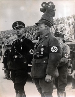 SS leader Heinrich Himmler and Siegfried Seidel-Dittmarsch, Berlin, c1933-c1934(?). Artist: Unknown