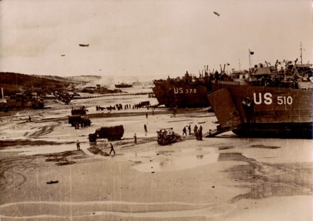 Débarquement des troupes américaines en Normandie, juin 1944