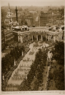 Victory March in London, July 19th, 1919.