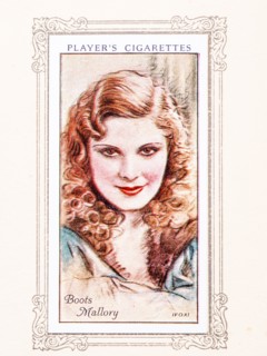 Boots Mallory , 1934. Artist: Unknown.
