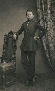 Paul von Hindenburg (1847-1934), as a cadet in Wahlstatt, 1860, (1930s) Artist: Unknown.