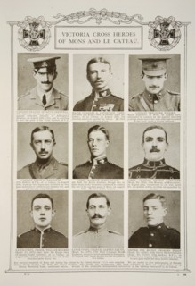 Victoria Cross Heroes of Mons and Le Cateau, c1914-1919.