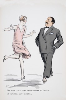 You must like the Charleston, Mr Greco, it wears out shoes.', from 'White Bottoms' pub. 1927.