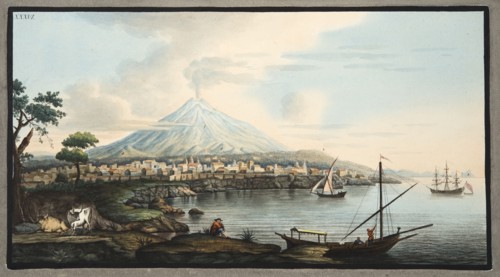 View of Mount Etna from Catania, 1776.