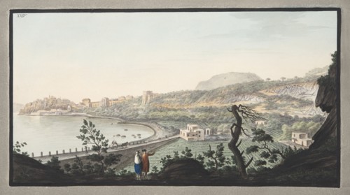 View of Puzzoli taken from the spot represented in Plate XIII, 1776.