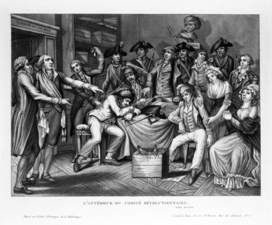 L'Intérieur du comité révolutionnaire, 1794.