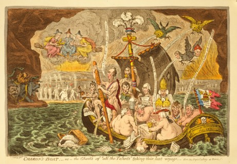 Charon's Boat, or The Ghost's of the 'All Talents' Taking their Last Voyage, 1807.