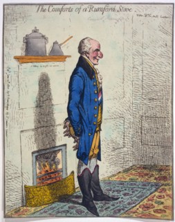 The Comforts of a Rumford Stove, 1800.