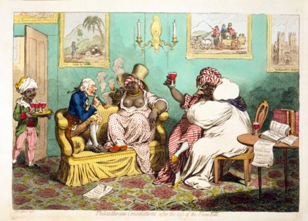 Philanthropic Consolations after the loss of the Slave Bill, 1796.